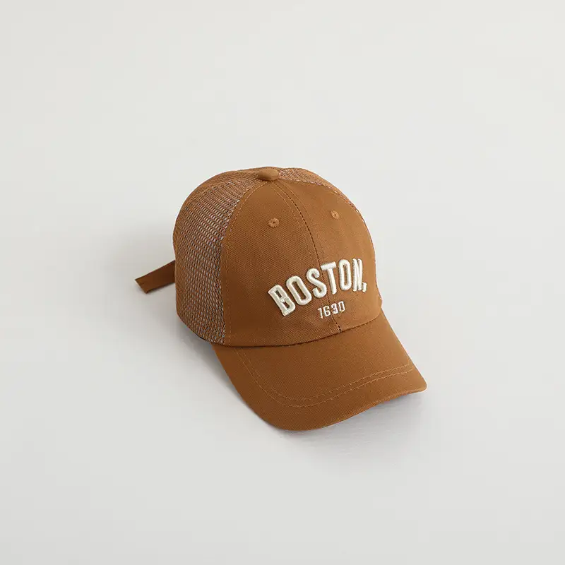 Boston 1930 Kids Beige Trucker Cap - Image 5