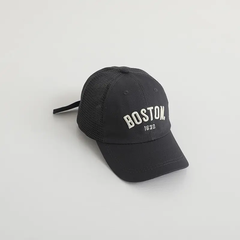 Boston 1930 Kids Beige Trucker Cap - Image 6