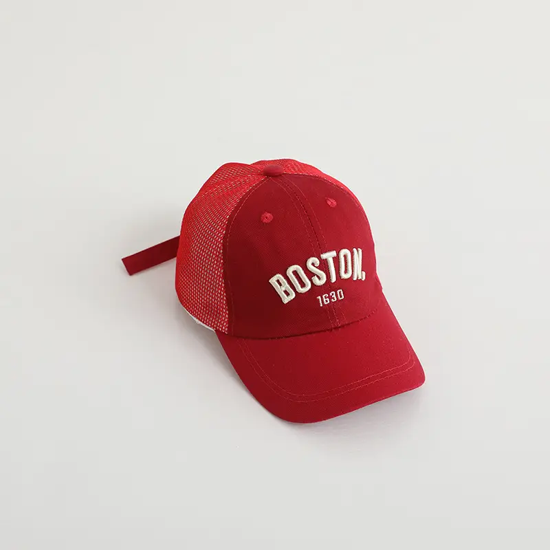 Boston 1930 Kids Beige Trucker Cap - Image 8