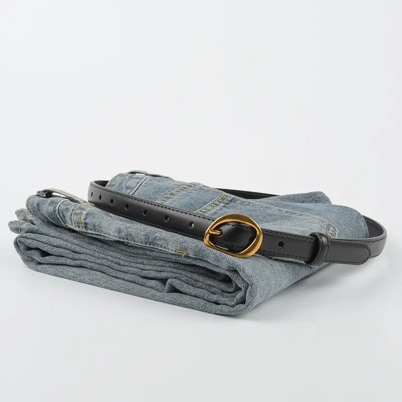 Vintage Denim Belt for Women Casual Dress Trousers - Image 10