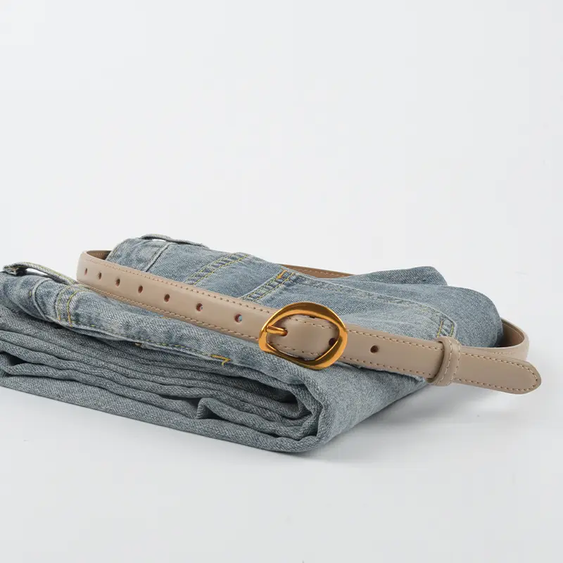 Vintage Denim Belt for Women Casual Dress Trousers - Image 11