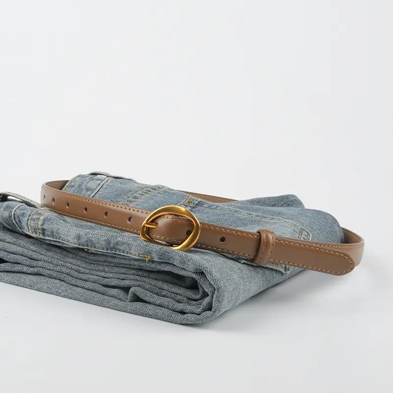 Vintage Denim Belt for Women Casual Dress Trousers - Image 12
