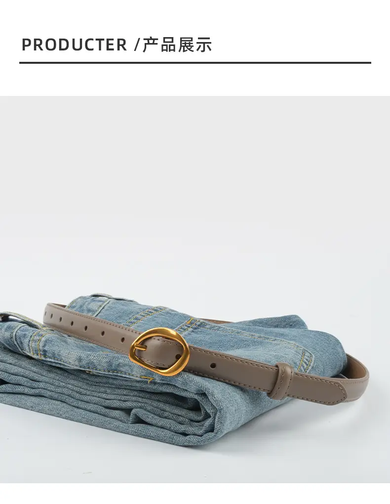 Vintage Denim Belt for Women Casual Dress Trousers β feature 10