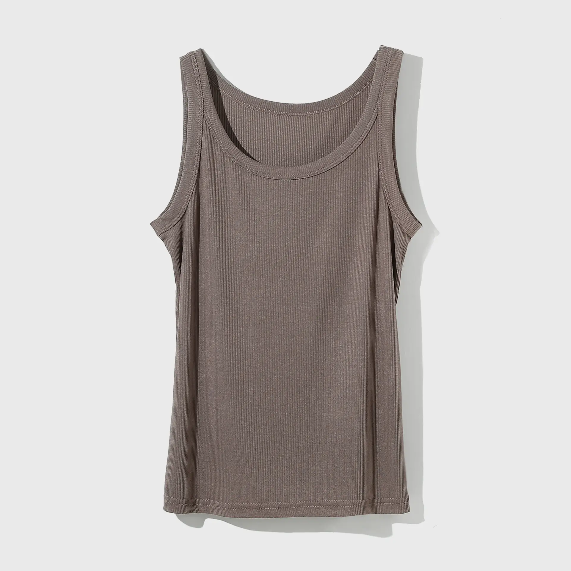 Women's Black Sleeveless Cotton Camisole Slim Fit - Image 6