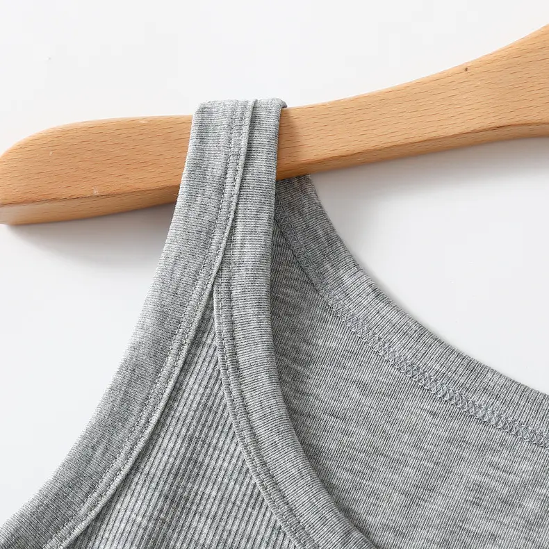 Women's Black Sleeveless Cotton Camisole Slim Fit — feature 10