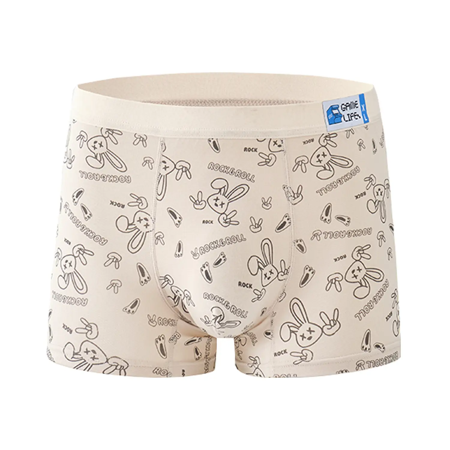 Men's All-Cotton Boxer Briefs with Trendy Prints - Image 13