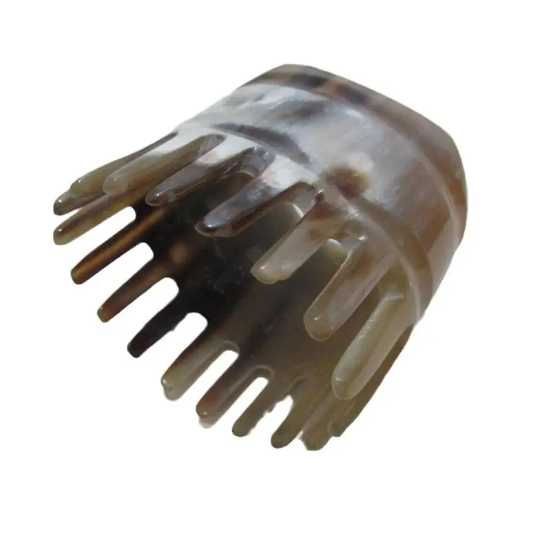 Natural Authentic Yak Horn Massage Comb for Scalp Care - Image 11