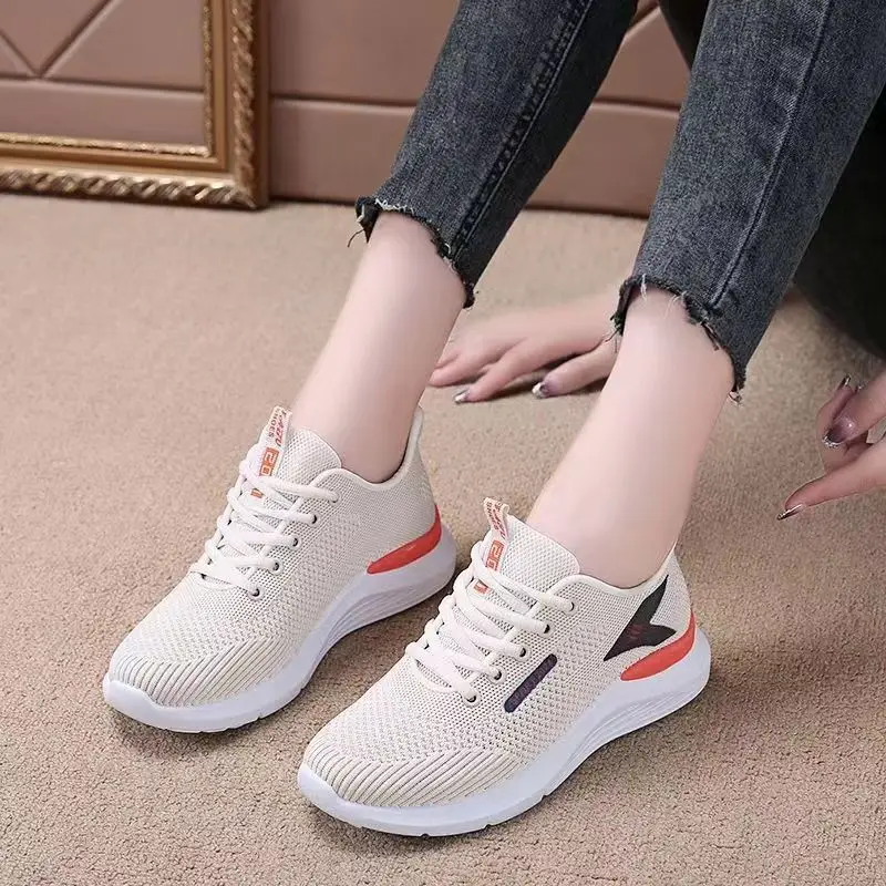 2023 New Women's Shoes Four Seasons Comfortable Casual All-match Trendy Women's Sneakers Fashionable Comfortable Lightweight Running Shoes - Image 2