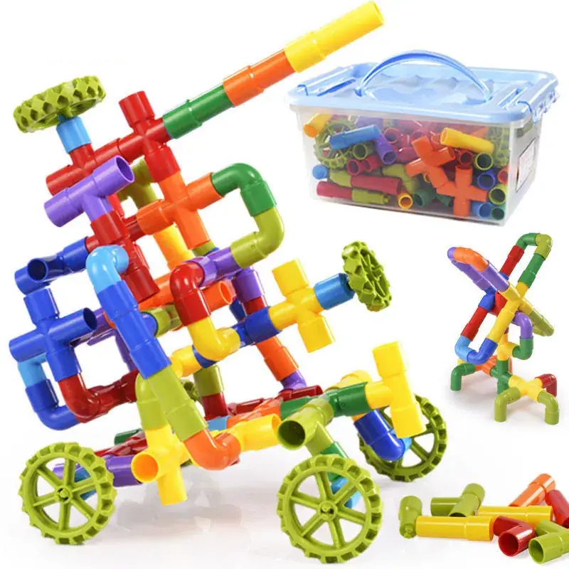 Water Pipe Building Blocks for Kids Educational Toy