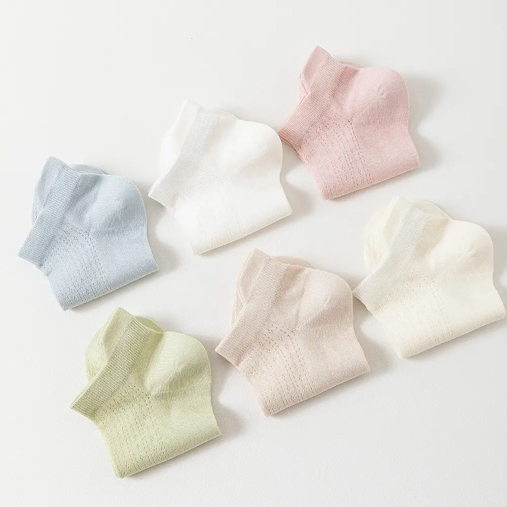 Socks women's boat socks summer thin summer air conditioning socks sweat-absorbent short tube spring and summer breathable boneless ladies cotton socks wholesale