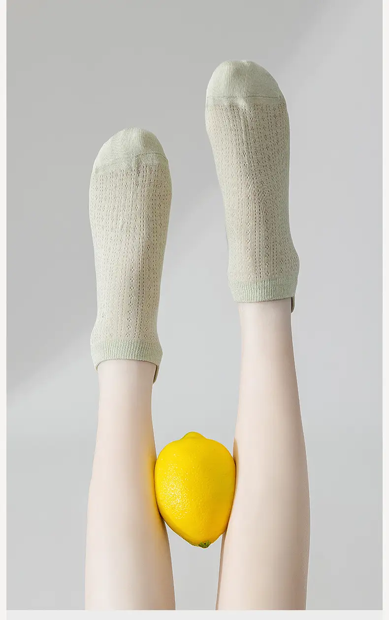 Socks women's boat socks summer thin summer air conditioning socks sweat-absorbent short tube spring and summer breathable boneless ladies cotton socks wholesale — feature 14