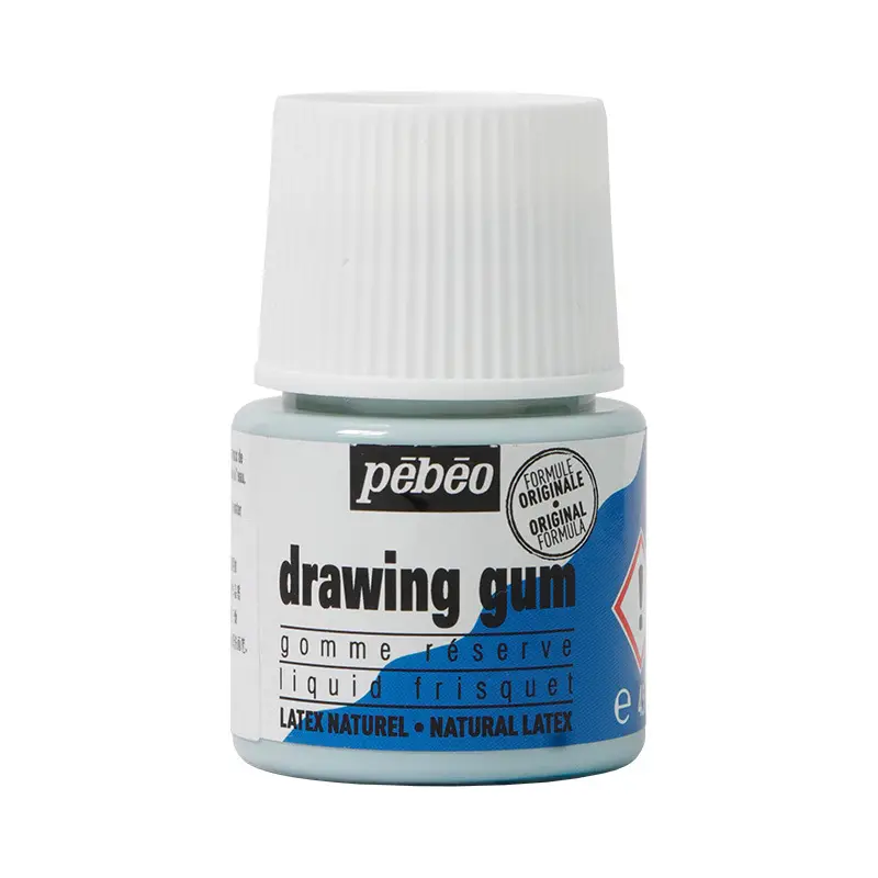 Pebeo Watercolor Pigment White Glue 0.7 Detail Marker Pen 4mm Masking Liquid Pigment Medium Painting Tool