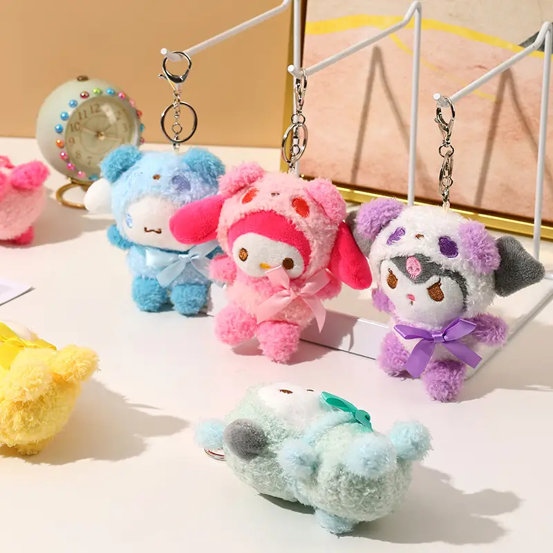 Plush Sanrio Cartoon Crossbody Bag for Girls Purple — feature 16
