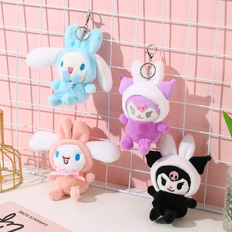 Plush Sanrio Cartoon Crossbody Bag for Girls Purple — feature 20