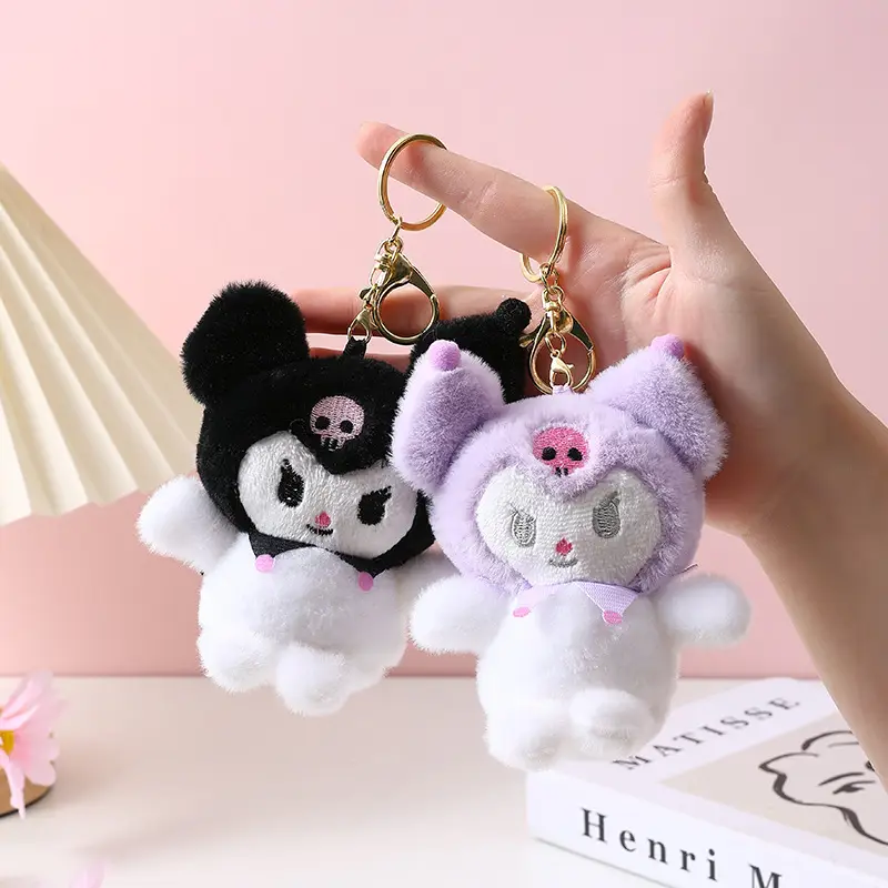 Plush Sanrio Cartoon Crossbody Bag for Girls Purple — feature 6