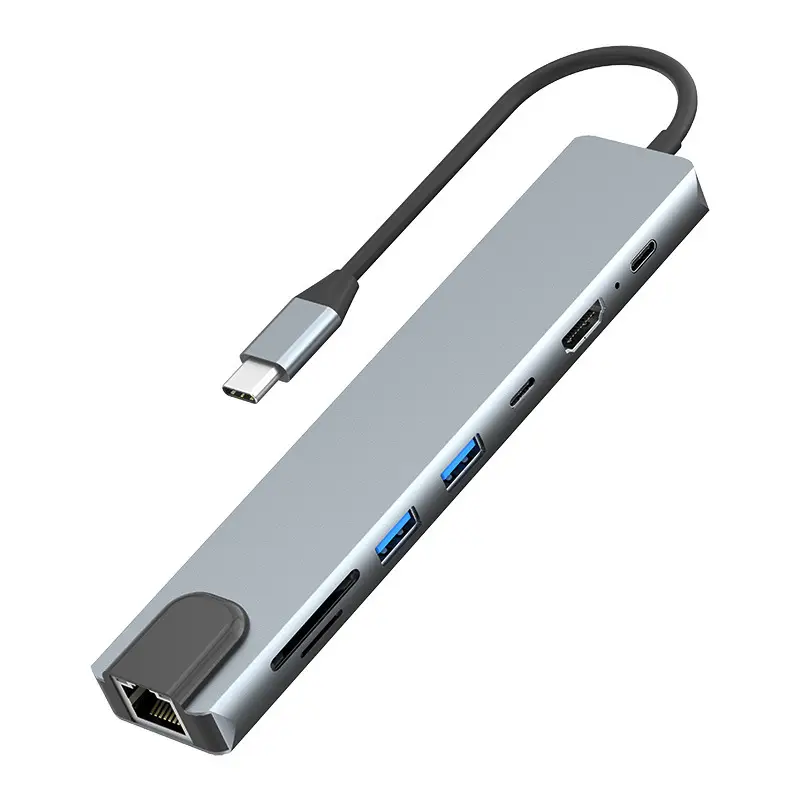 8-in-1 Cross-Border Docking Station with USB-C, HDMI, & Thunderbolt — feature 1