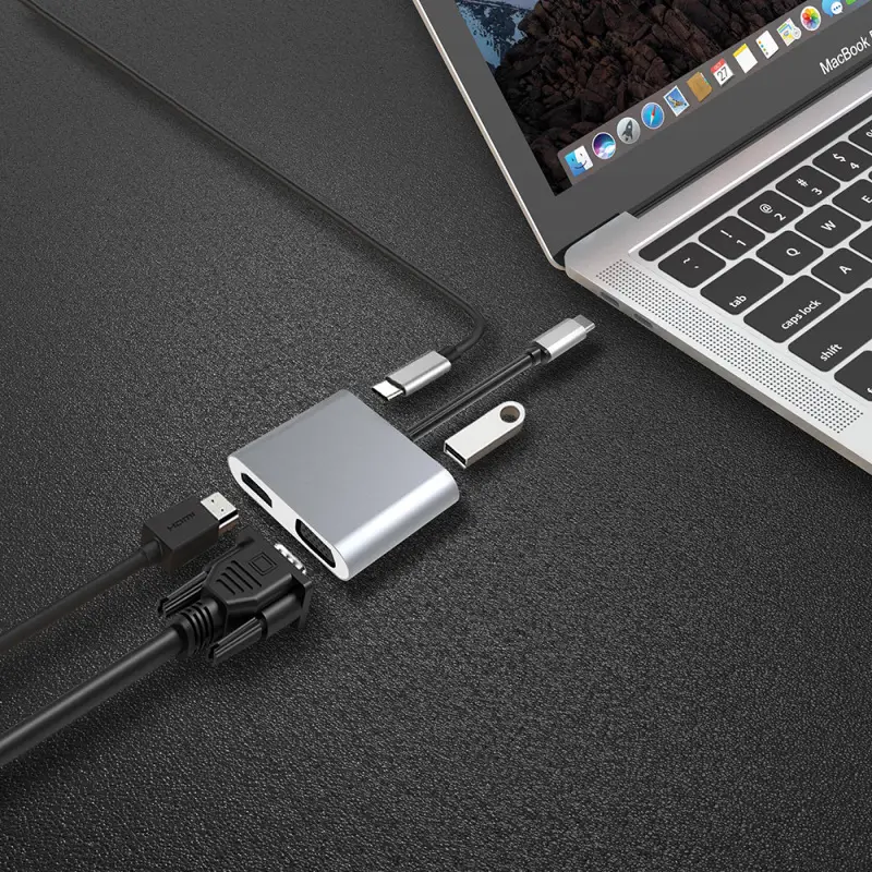 8-in-1 Cross-Border Docking Station with USB-C, HDMI, & Thunderbolt - Image 3