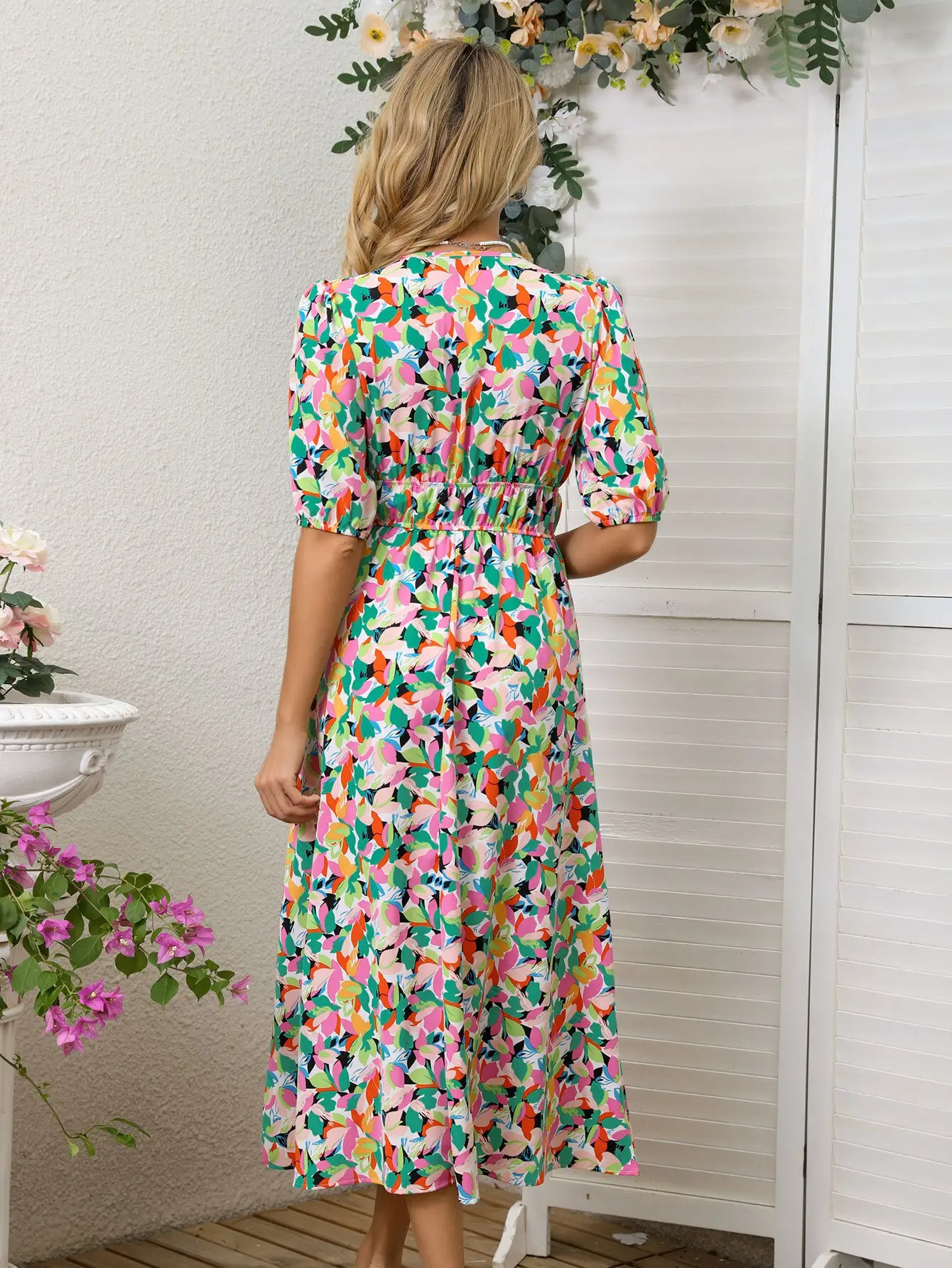 2025 Women's Printed Pajama Set Black White Abstract Design — feature 20