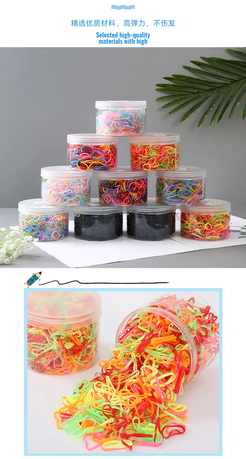 Colorful Rubber Hair Ropes for Kids — feature 9