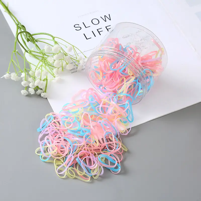 Colorful Rubber Hair Ropes for Kids - Image 7