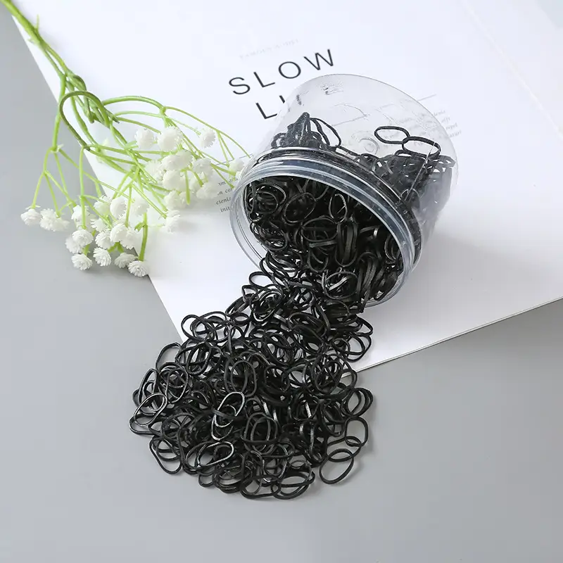 Colorful Rubber Hair Ropes for Kids - Image 10