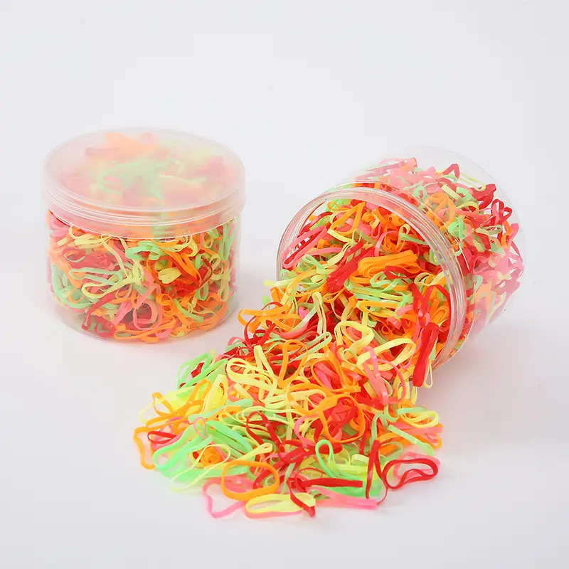Colorful Rubber Hair Ropes for Kids - Image 3