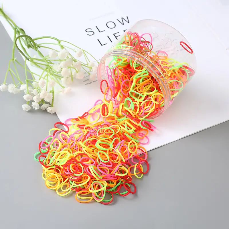 Colorful Rubber Hair Ropes for Kids - Image 4