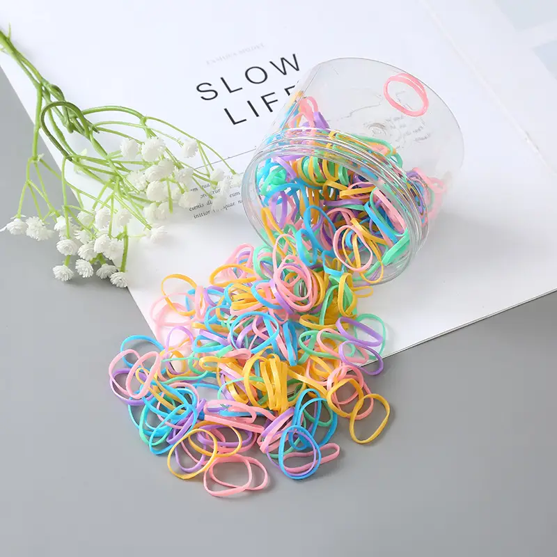 Colorful Rubber Hair Ropes for Kids - Image 5