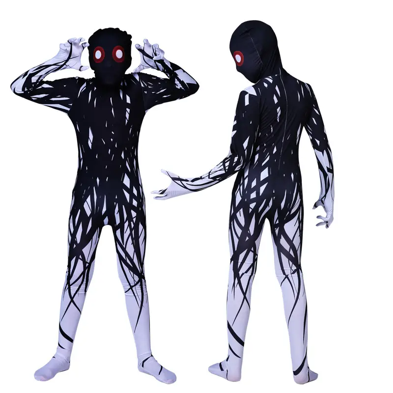Halloween Horror Zentai Body Suit Blue Mutant Design