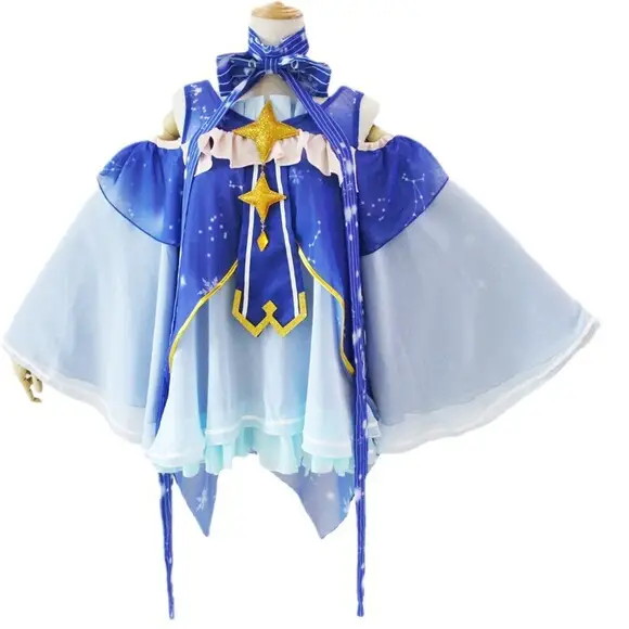 Halloween Vocaloid Cosplay Skirt Teal Gray — feature 2
