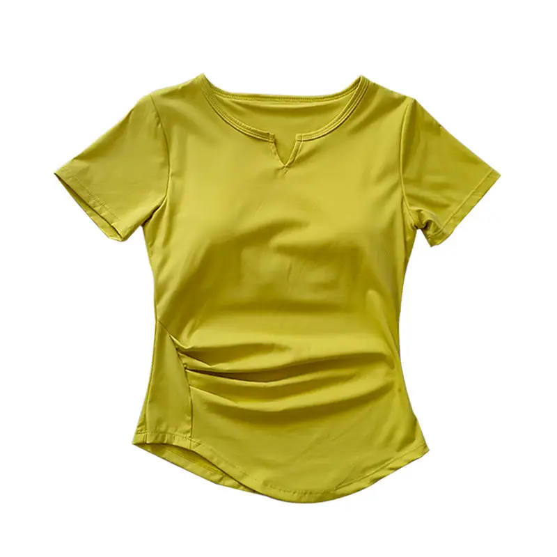 Women's V-Neck Yoga T-Shirt Summer 2023 - Image 9