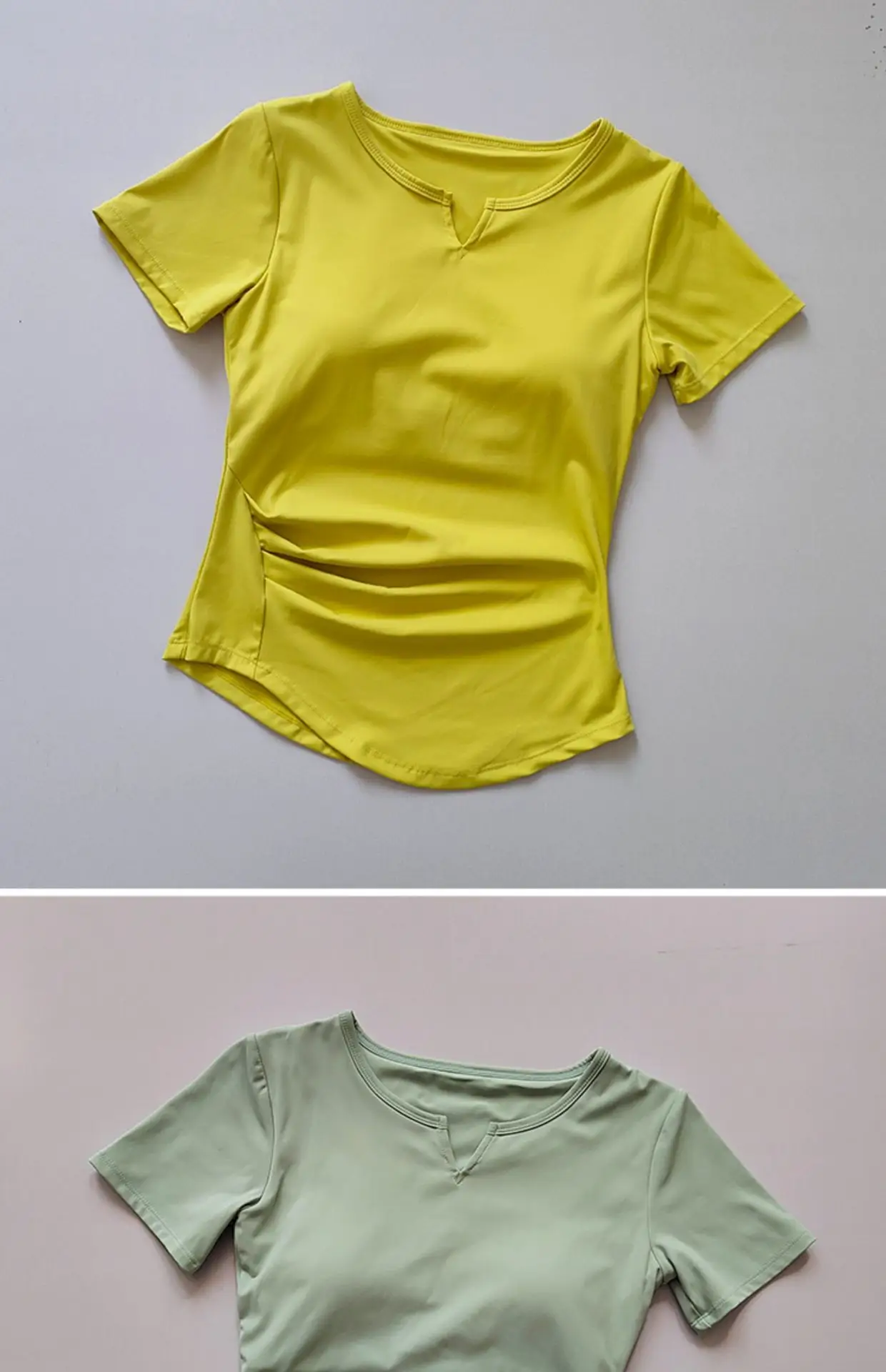 Women's V-Neck Yoga T-Shirt Summer 2023 — feature 11