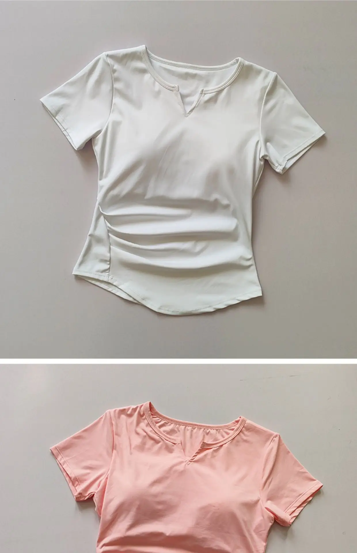 Women's V-Neck Yoga T-Shirt Summer 2023 — feature 13