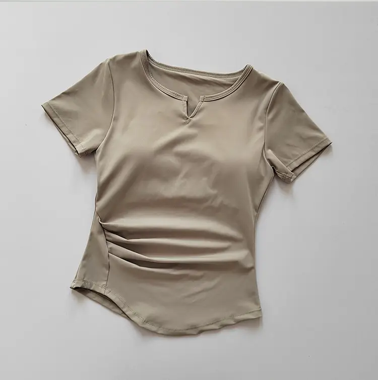Women's V-Neck Yoga T-Shirt Summer 2023 — feature 15