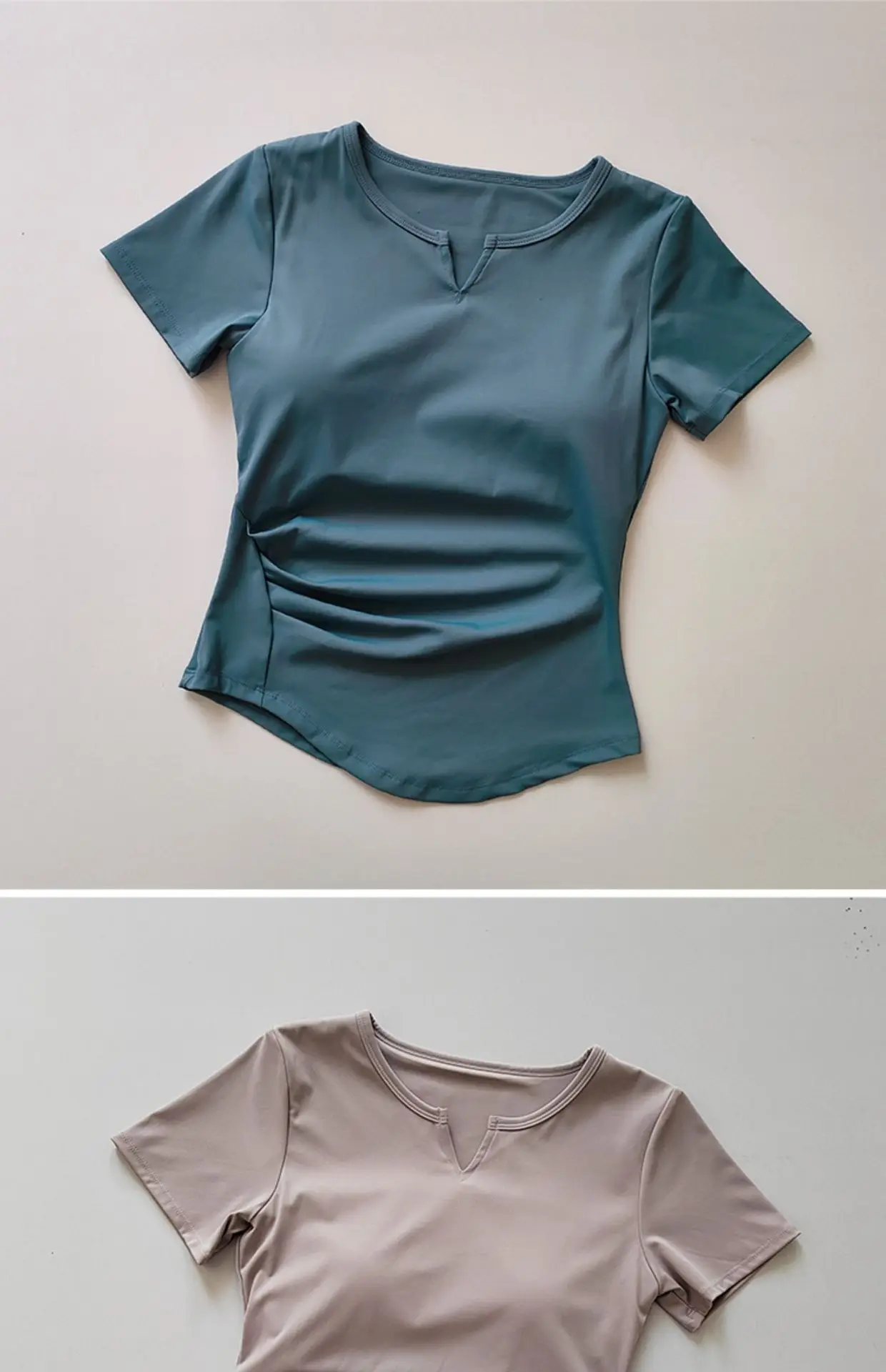 Women's V-Neck Yoga T-Shirt Summer 2023 — feature 9