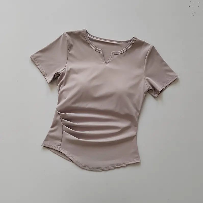 Women's V-Neck Yoga T-Shirt Summer 2023 - Image 6