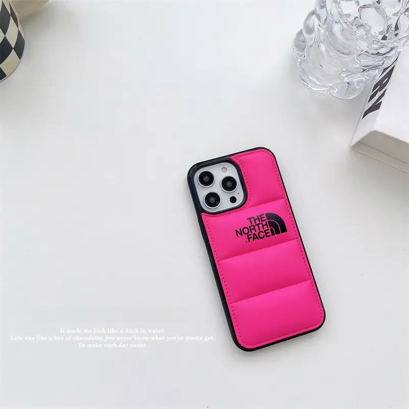 North Face Pink iPhone 17 Compatible Phone Case