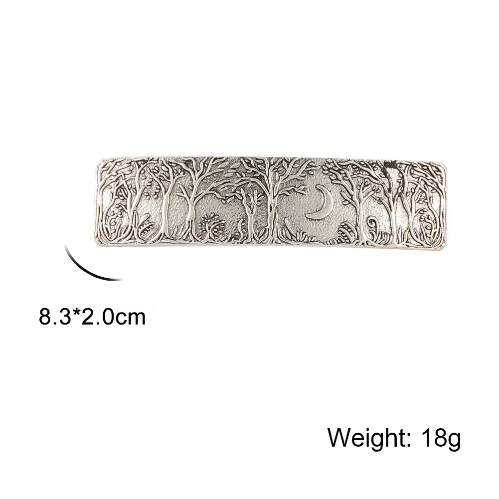 European Retro Hairpin with Crescent Moon Design - Image 6