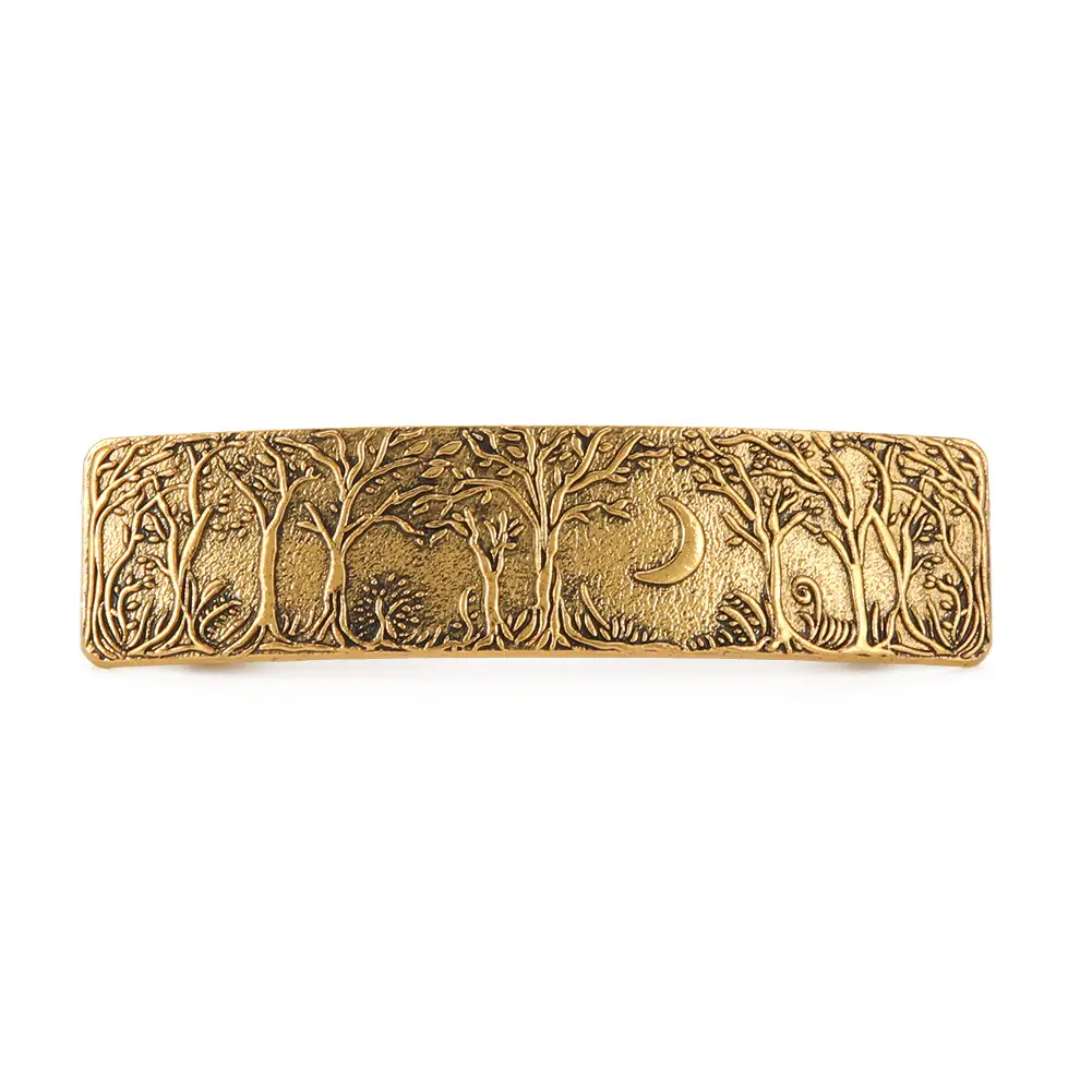European Retro Hairpin with Crescent Moon Design - Image 2
