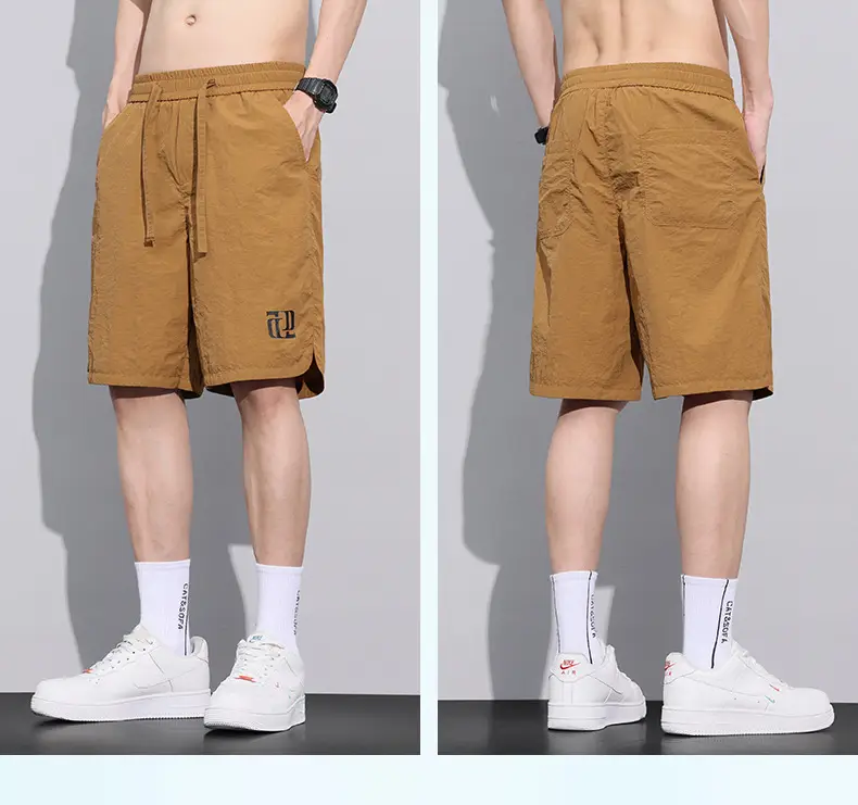 Men's Ice Silk Shorts Summer Loose Sports Wear — feature 10