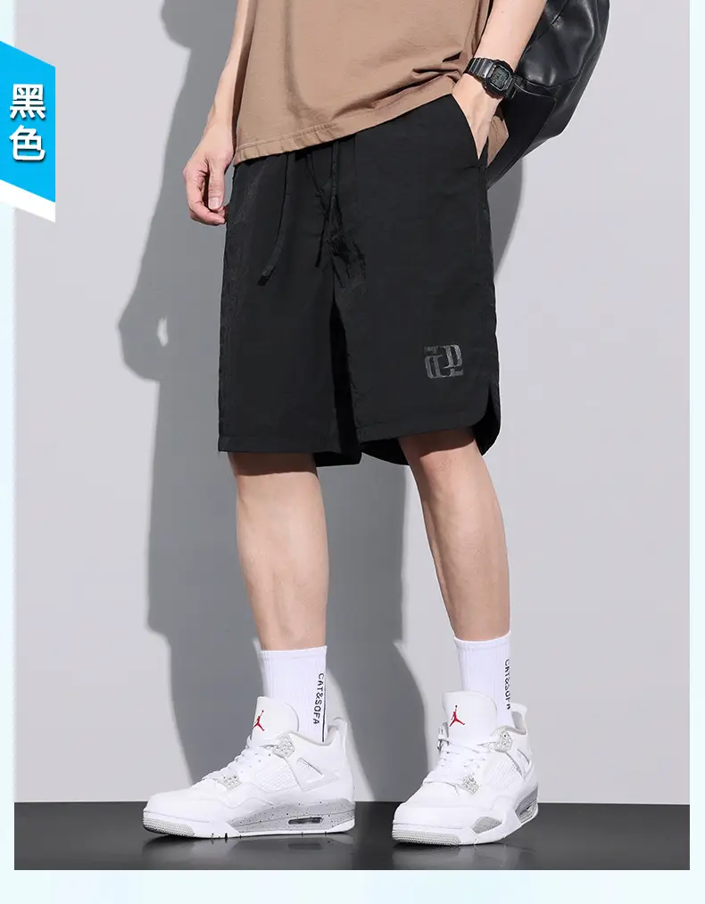 Men's Ice Silk Shorts Summer Loose Sports Wear — feature 11