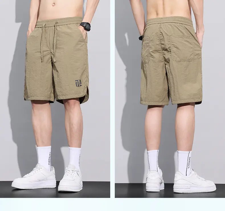 Men's Ice Silk Shorts Summer Loose Sports Wear — feature 16