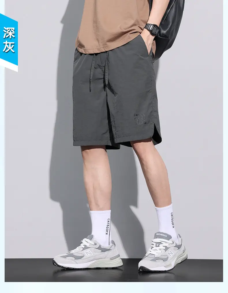 Men's Ice Silk Shorts Summer Loose Sports Wear — feature 17