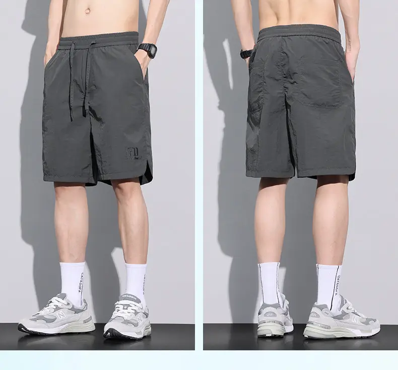 Men's Ice Silk Shorts Summer Loose Sports Wear — feature 19