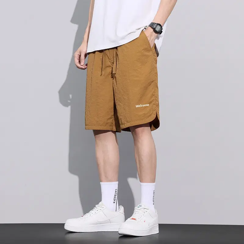 Men's Ice Silk Shorts Summer Loose Sports Wear - Image 11