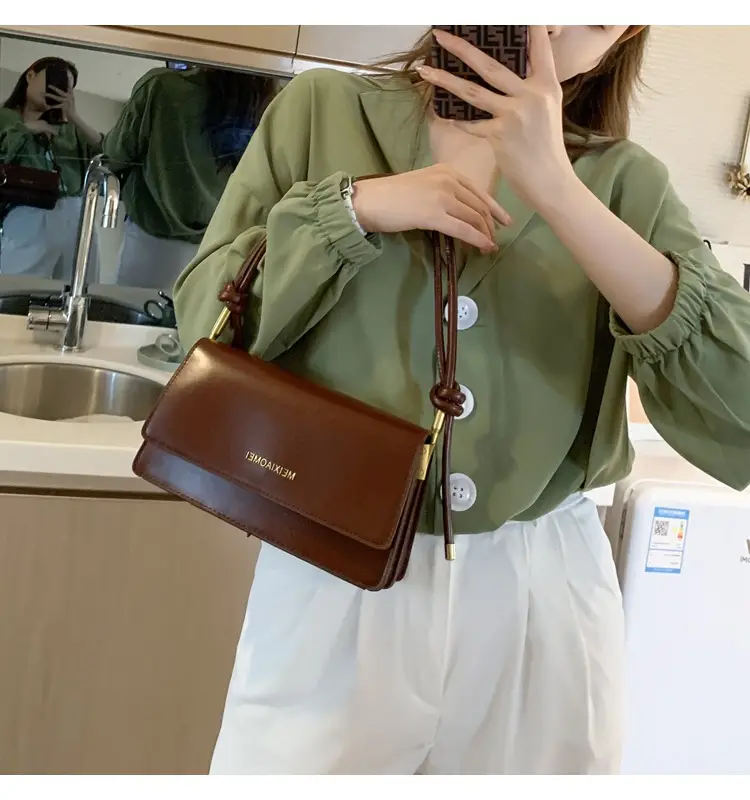 Black French Style Shoulder Crossbody Bag for Women — feature 16