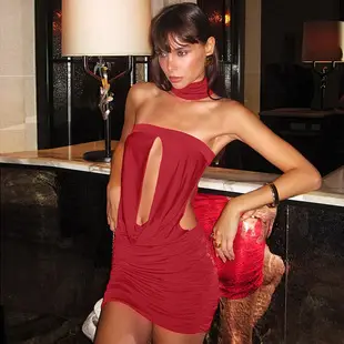 Black Backless Halter Dress for Women 2023 Summer — feature 7