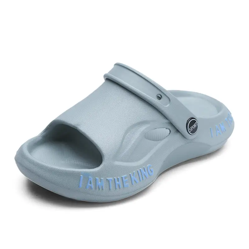 Children's White Sandals with Gold Lettering