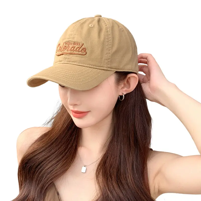 Women 2026 Baseball Cap White Large Bristle Sun Hat - Image 10