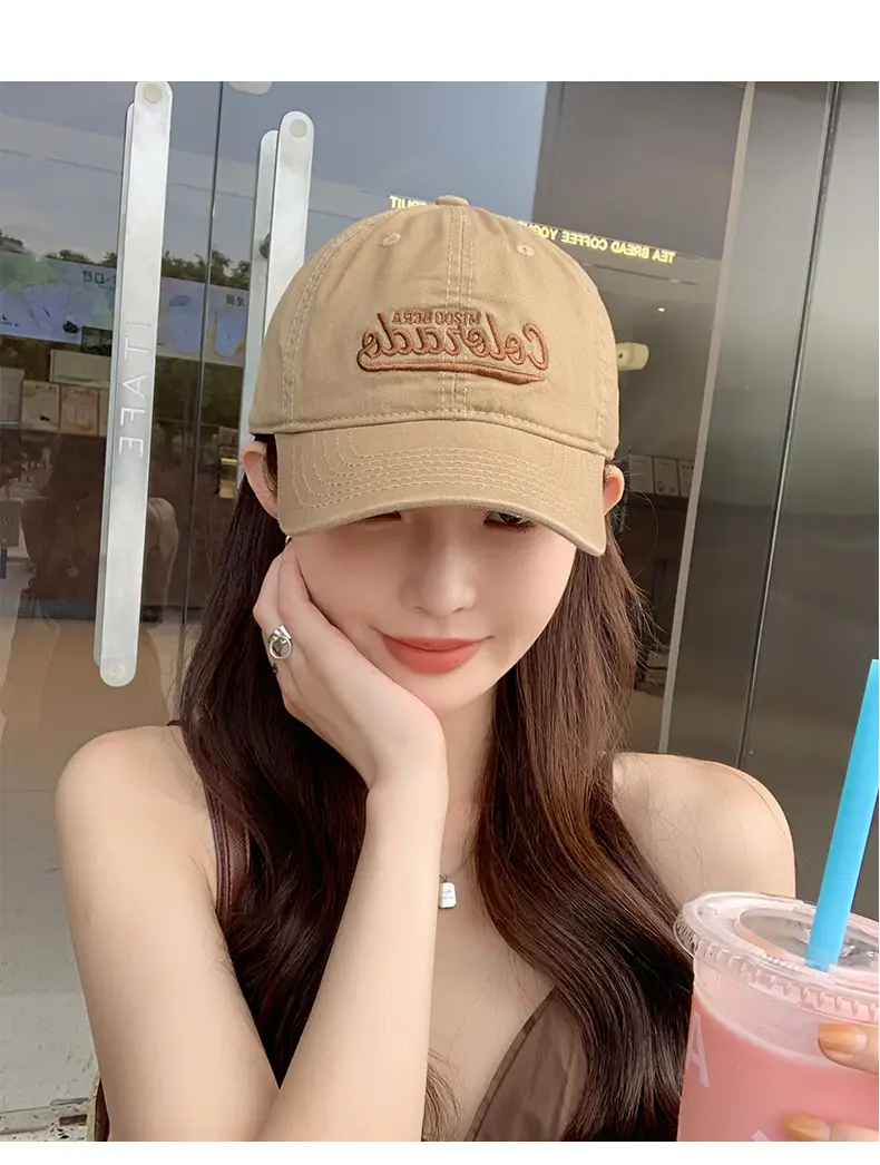 Women 2026 Baseball Cap White Large Bristle Sun Hat — feature 9